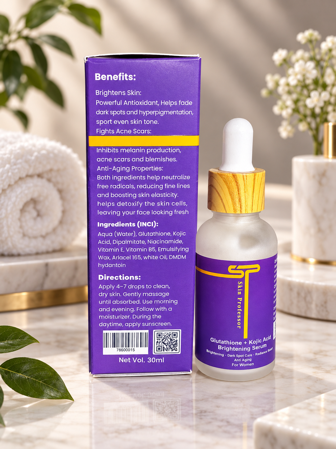 Glutathoine + Kojic Acid Brightining serum (W) - Image 2