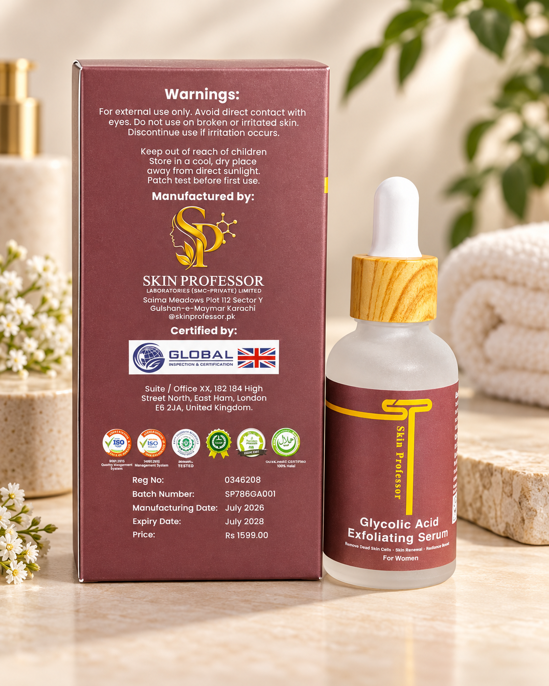 Glycolic Acid Exfoliating Serum (W) - Image 2