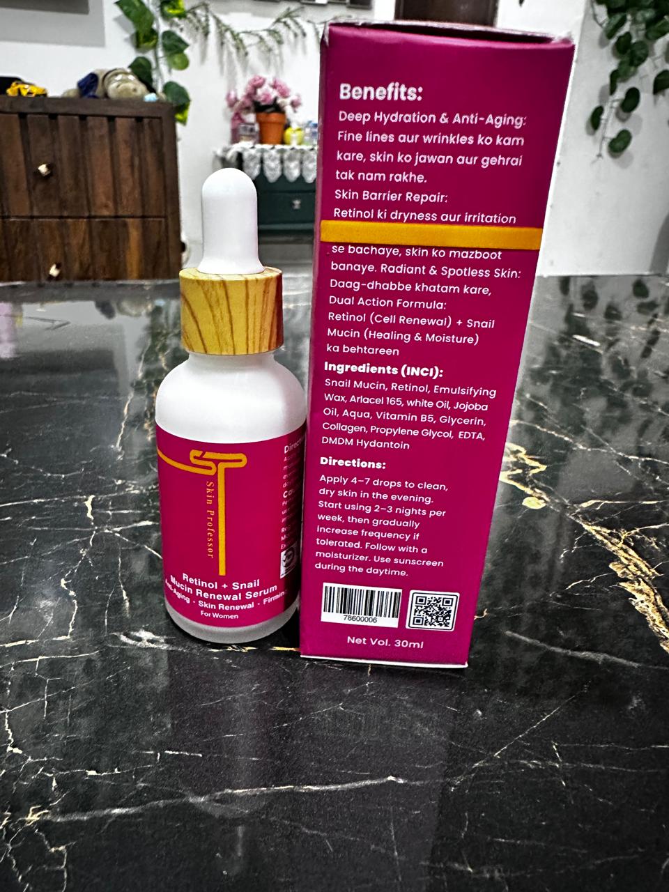 Retinol + Snail Mucin Renewal Serum - Image 4